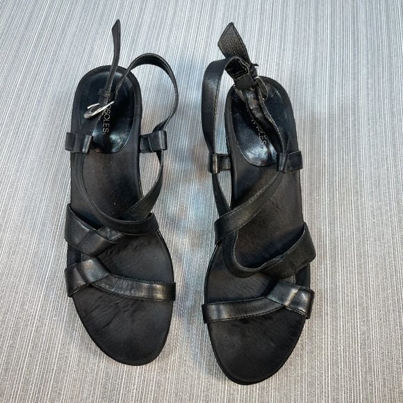 Aerosoles Strappy Comfort Wedge Heels, 8 - Picture 2 of 7